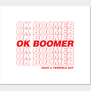 OK Boomer Posters and Art